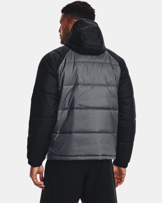 Men's UA Storm Insulate Hooded Jacket, Black, pdpMainDesktop image number 1